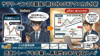 【サラリーマンにテクニカル分析が最適】朝10分で完結するFX分析の教科書 