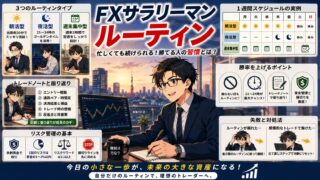 【サラリーマンのFX習慣】1日30分のルーティンで安定して勝つ方法 