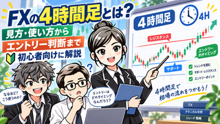 FXの4時間足とは？見方・使い方からエントリー判断まで初心者向けに解説 