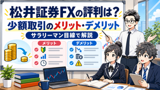 【松井証券FXの評判は？】少額取引のメリット・デメリットをサラリーマン目線で解説 