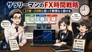 サラリーマンはFXを何時にやるべき？会社員におすすめの取引時間と避けるべき時間帯 