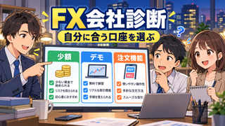【FX会社診断】サラリーマンにオススメの口座は？条件別に3社を判定 