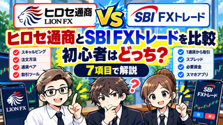 【ヒロセ通商とSBI FXトレードを比較】初心者はどっち？7項目で解説 