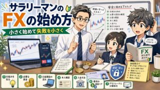 【サラリーマンのFXの始め方】必要資金・口座開設・初回取引のNG行動まで解説 